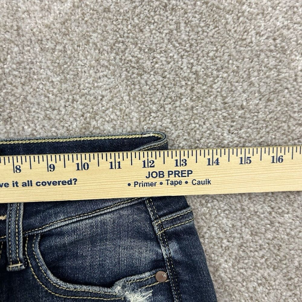 Judy Blue Jeans Skinny Fit Women's Size 0/24 Stretchy Raw Hem - Picture 7 of 10